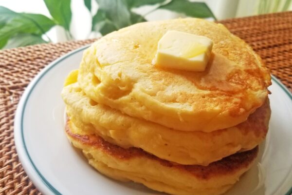 豆腐とヨーグルトのホットケーキ