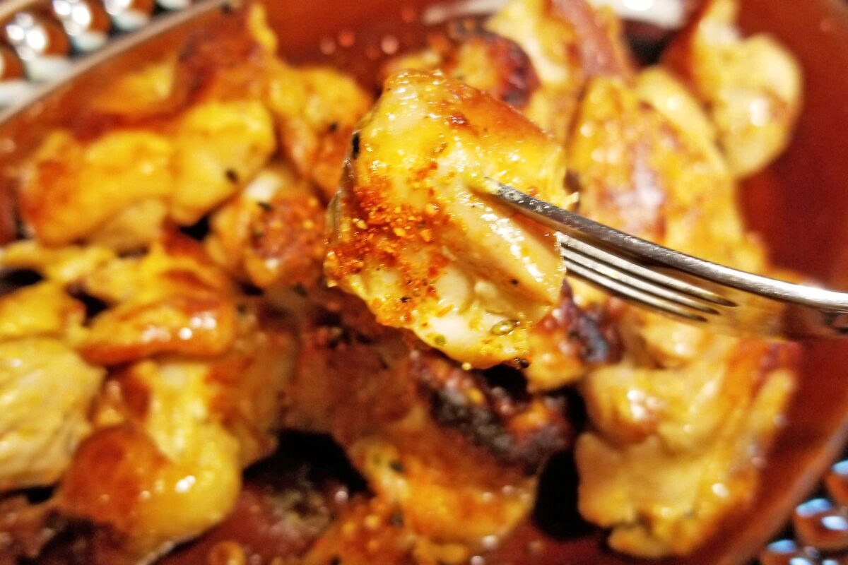 鶏肉の七味マヨ焼き・実食