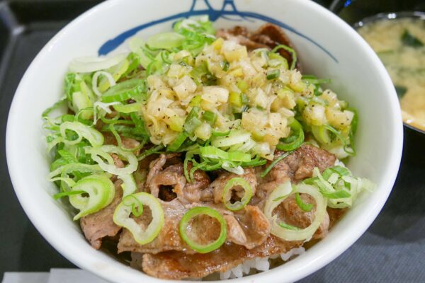 ネギ塩牛焼肉丼