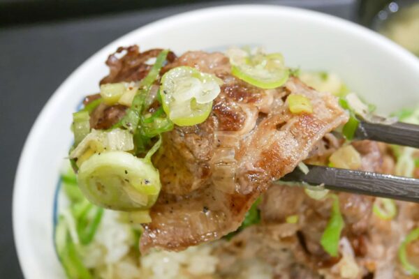 ネギ塩牛焼肉丼