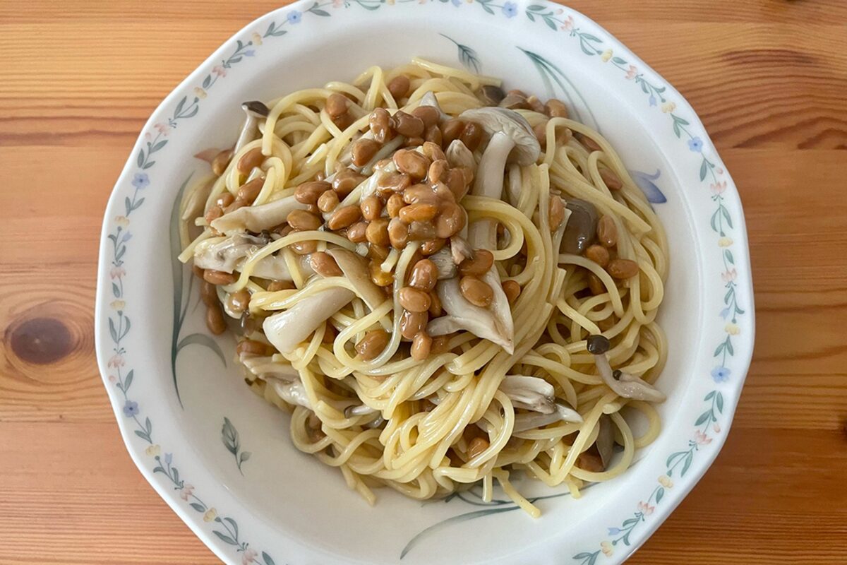 納豆パスタ