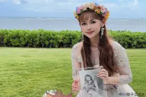 中川翔子、ハワイでの結婚式で涙　毎日虹が出て「勝彦さん来てくれたかなと」