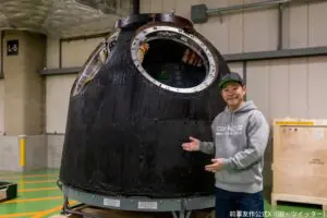 前澤友作氏、“真っ黒焦げ”になった宇宙船を公開　「大気圏突入で発生する熱で…」