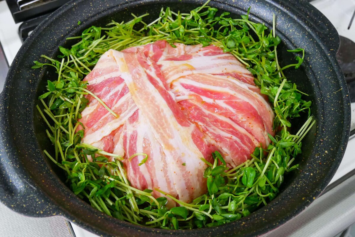 豚肉のドーム鍋