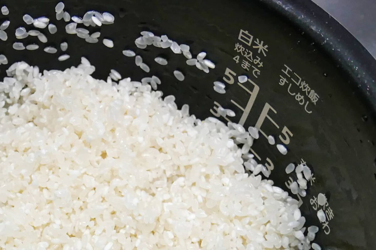 米・炊飯窯・米とぎ・洗米