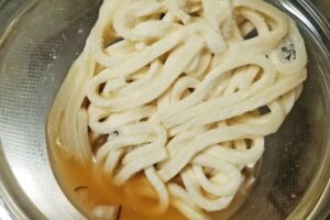 肉あんかけうどん・うどん