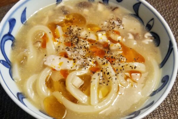 肉あんかけうどん