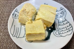 レンチン卵豆腐