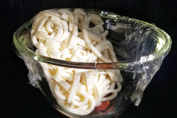 ネギたま豚うどん・レンチン