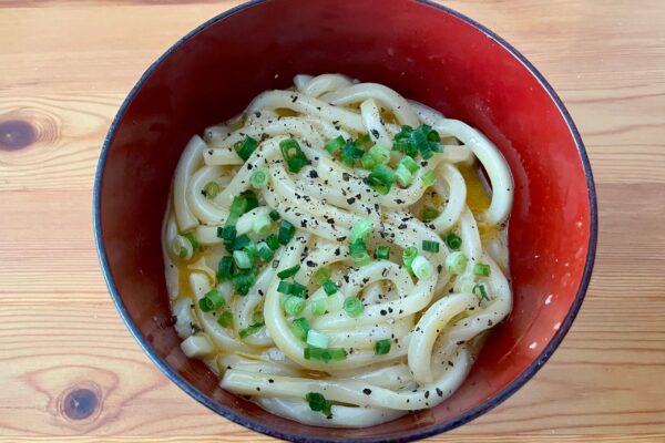 鶏がらねぎ塩まぜうどん