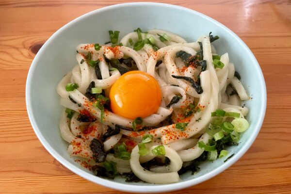 釜玉わかめうどん