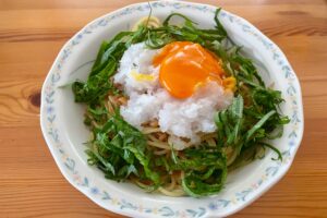 なめ茸のパスタ