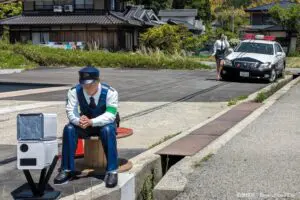道端に停車したパトカー、車体の5文字にギョッとしたが…　日本一優しい警官に「素晴らしい」の声