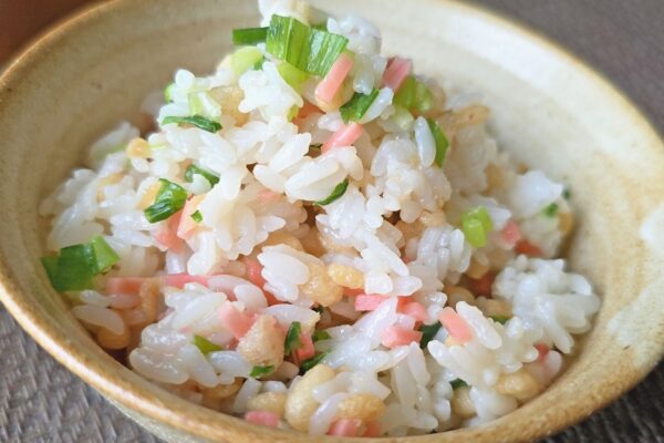 紅生姜天丼風混ぜごはん