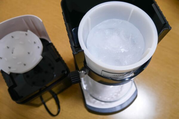 電動ふわふわとろ雪かき氷器プライム ブラック