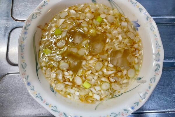 ネギだくそうめん