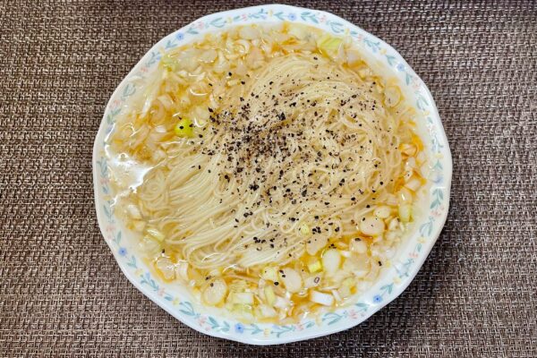 ネギだくそうめん