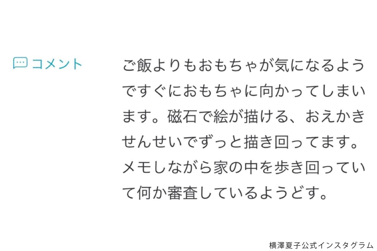 横澤夏子　公式インスタグラム