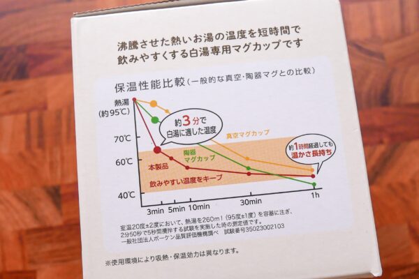 白湯専用マグカップ