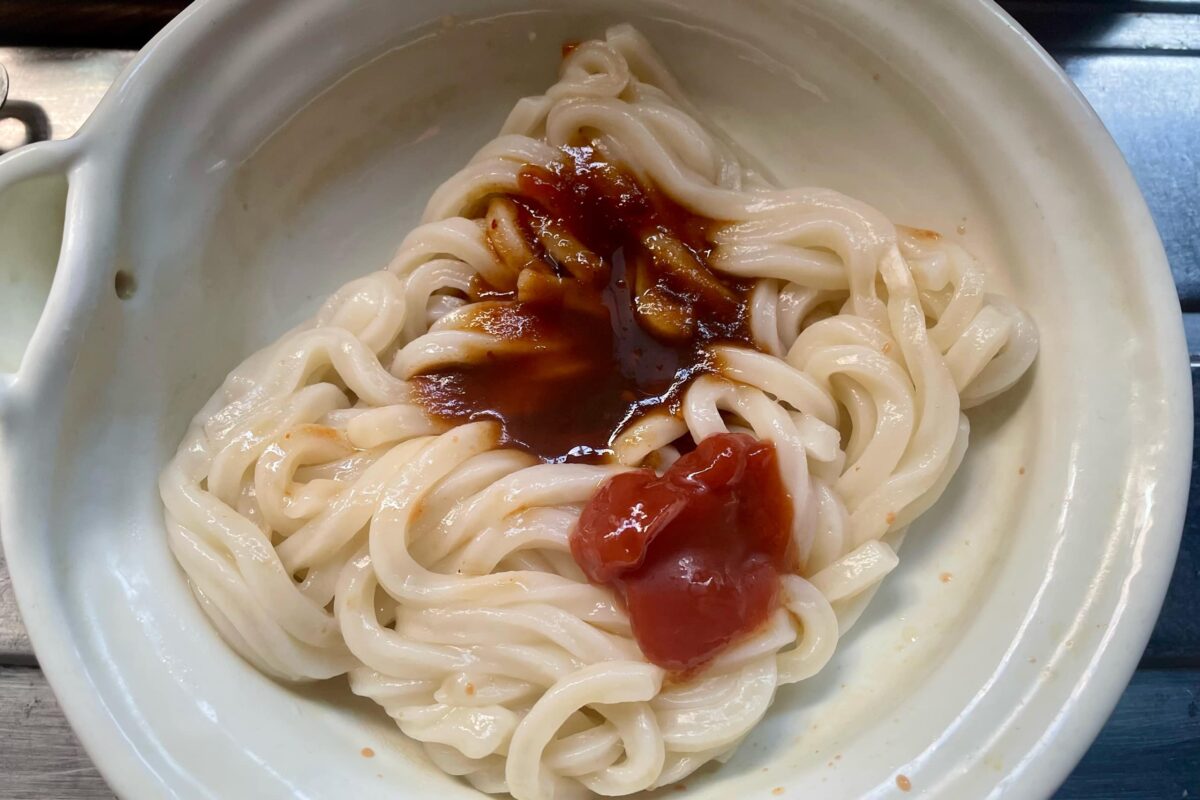 ヤンニョム風うどん