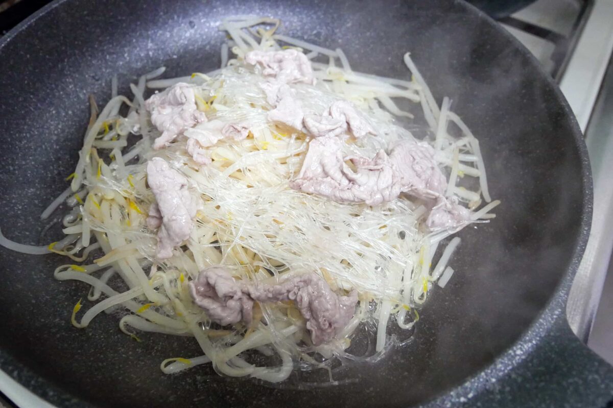 ワンパン春雨もやし