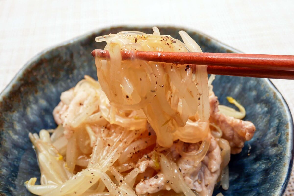 ワンパン春雨もやし