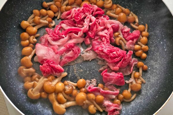 ワンパン肉豆腐・牛肉
