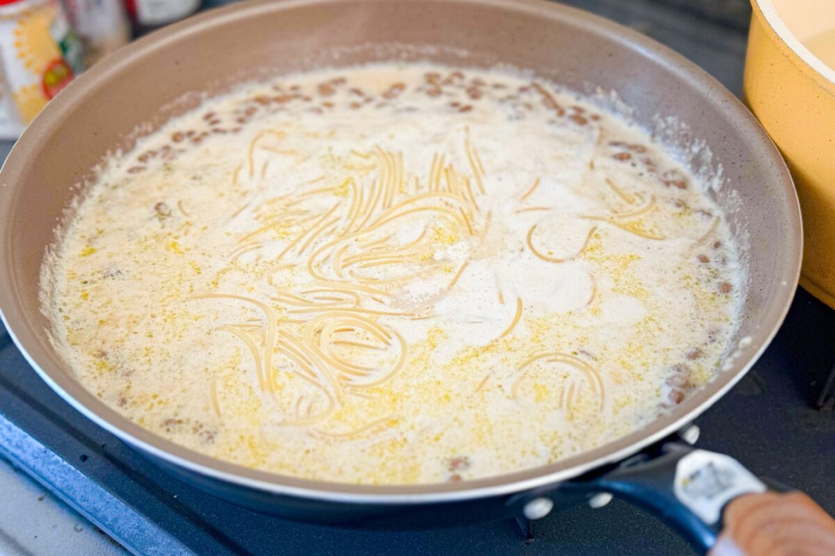 納豆カルボナーラ