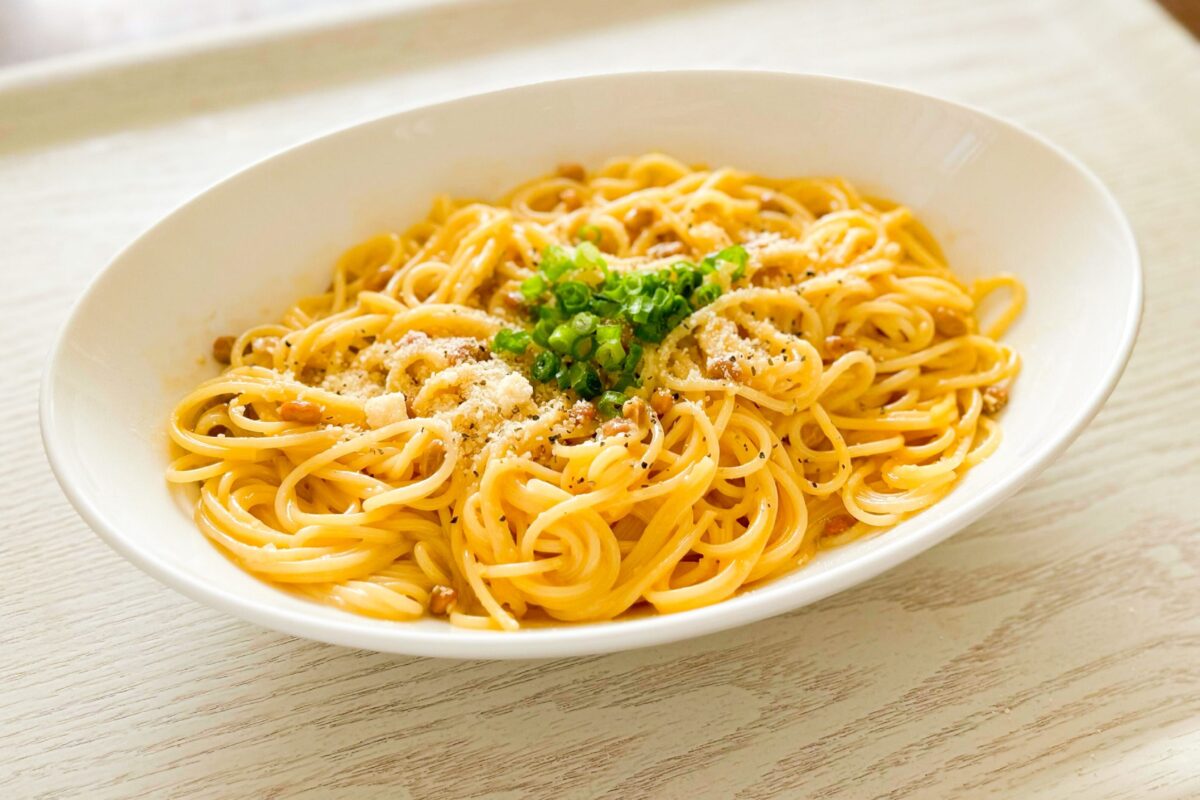 納豆カルボナーラ