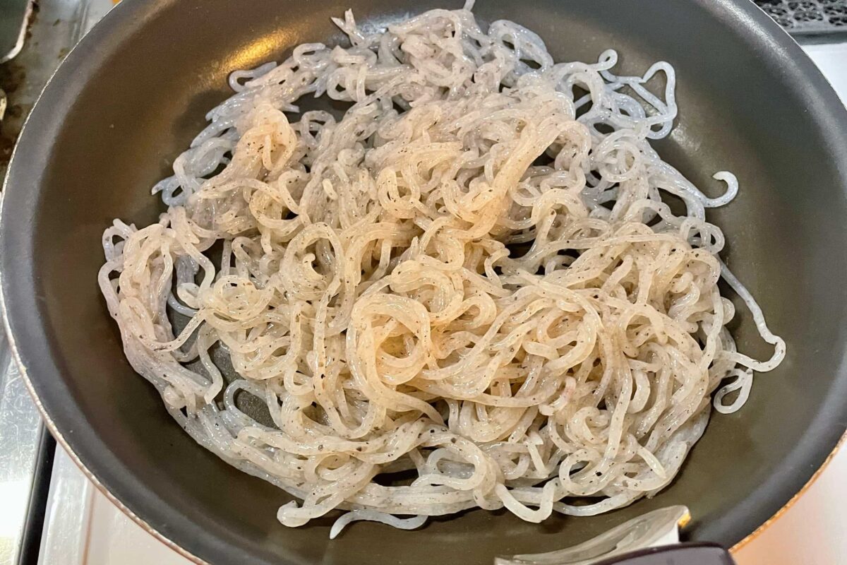 ごま油明太糸こん