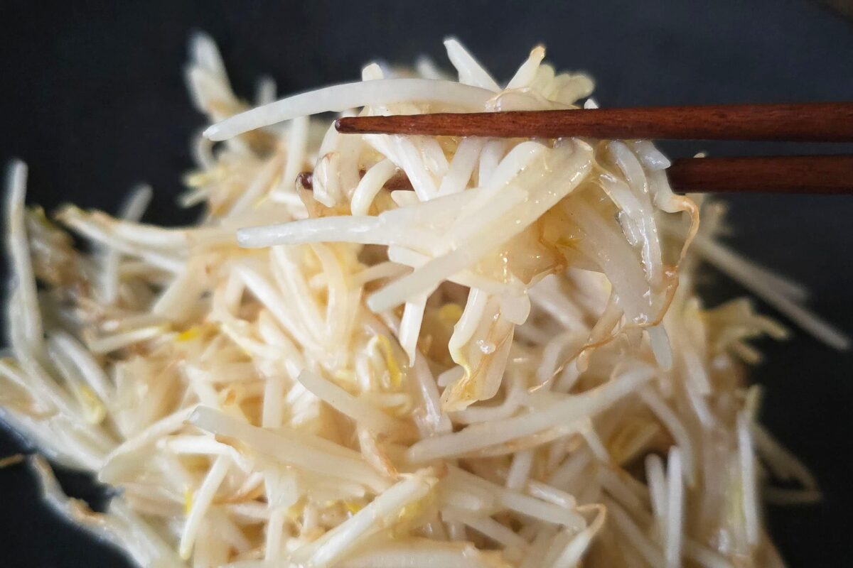 究極のもやしだけ炒め・実食