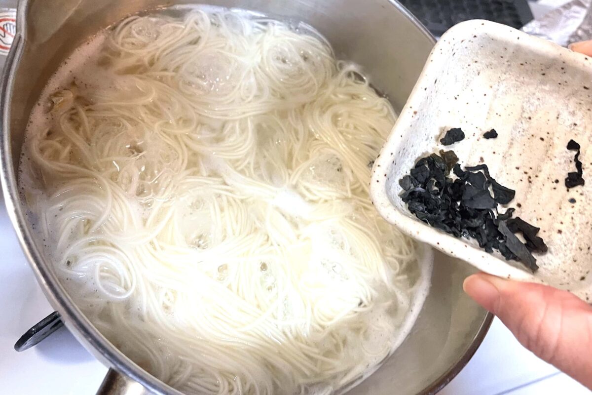 わかめにゅうめん