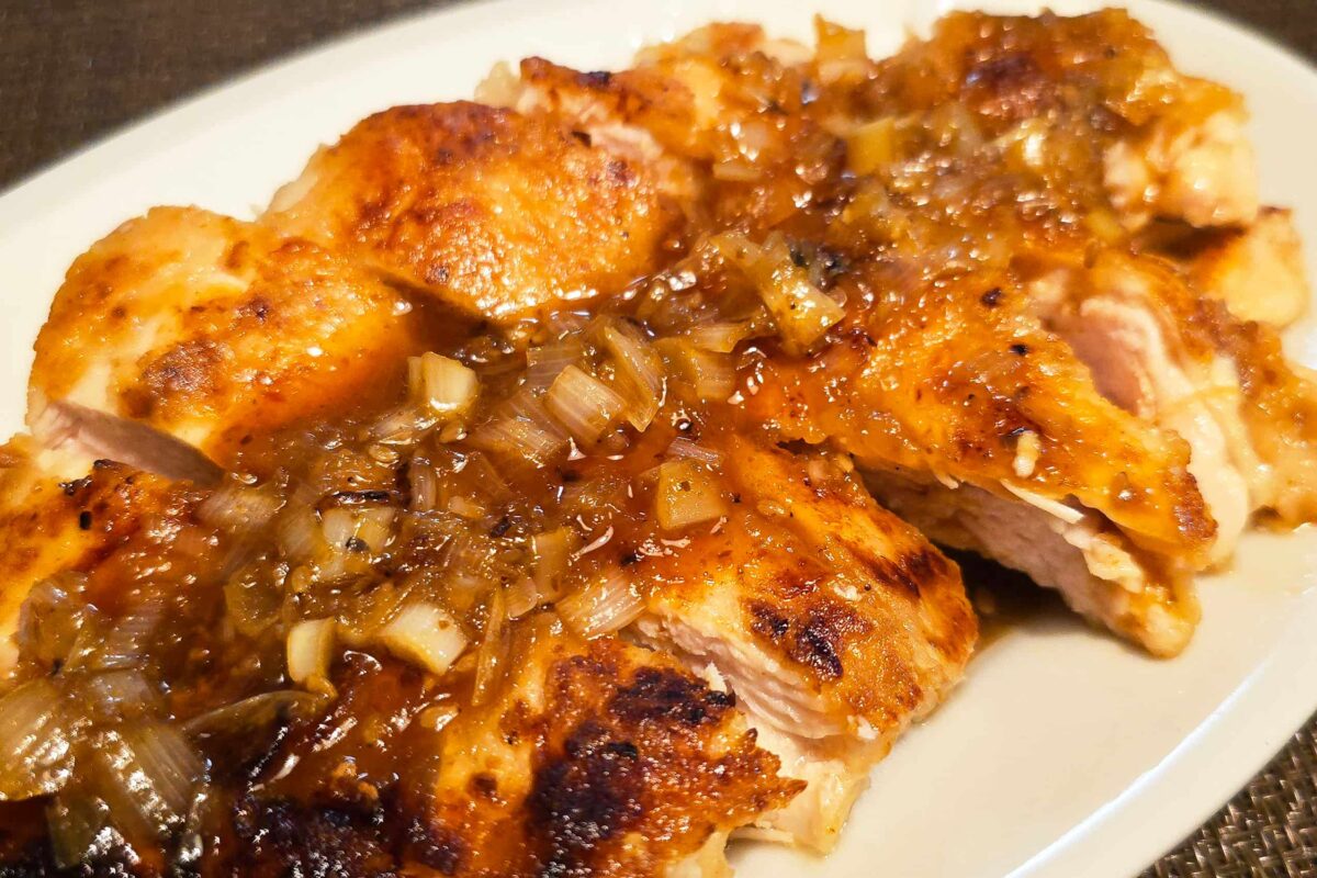 揚げない油淋鶏