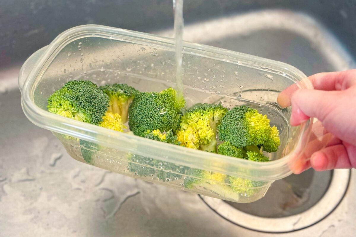 レンジでゆで野菜