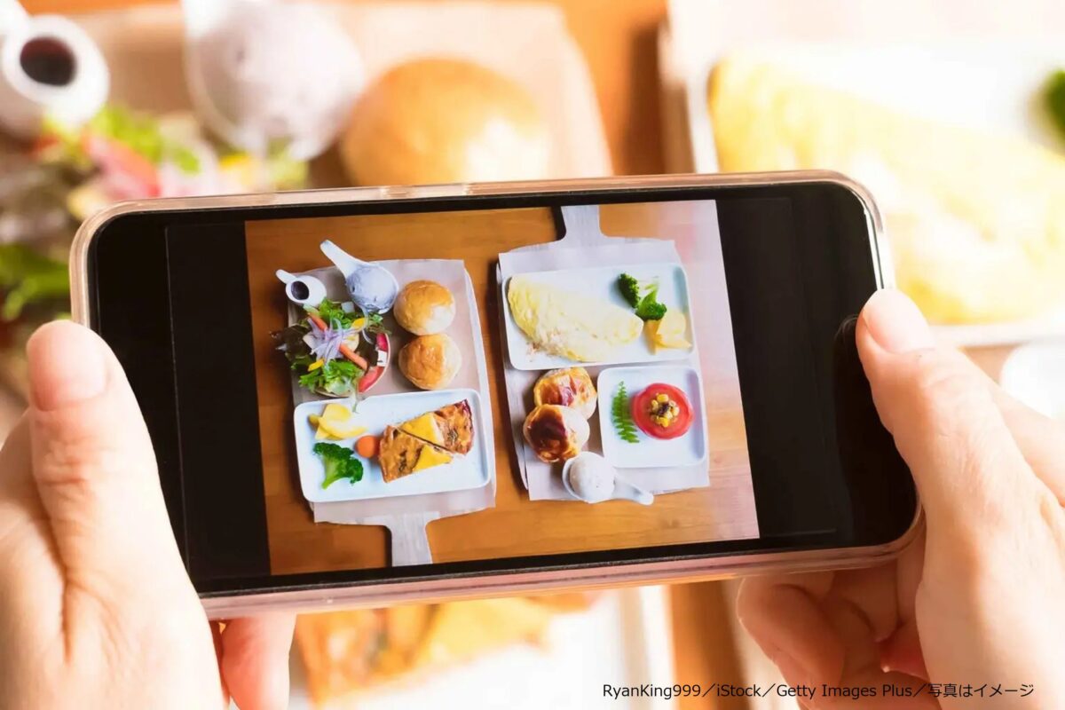 スマホで料理の写真