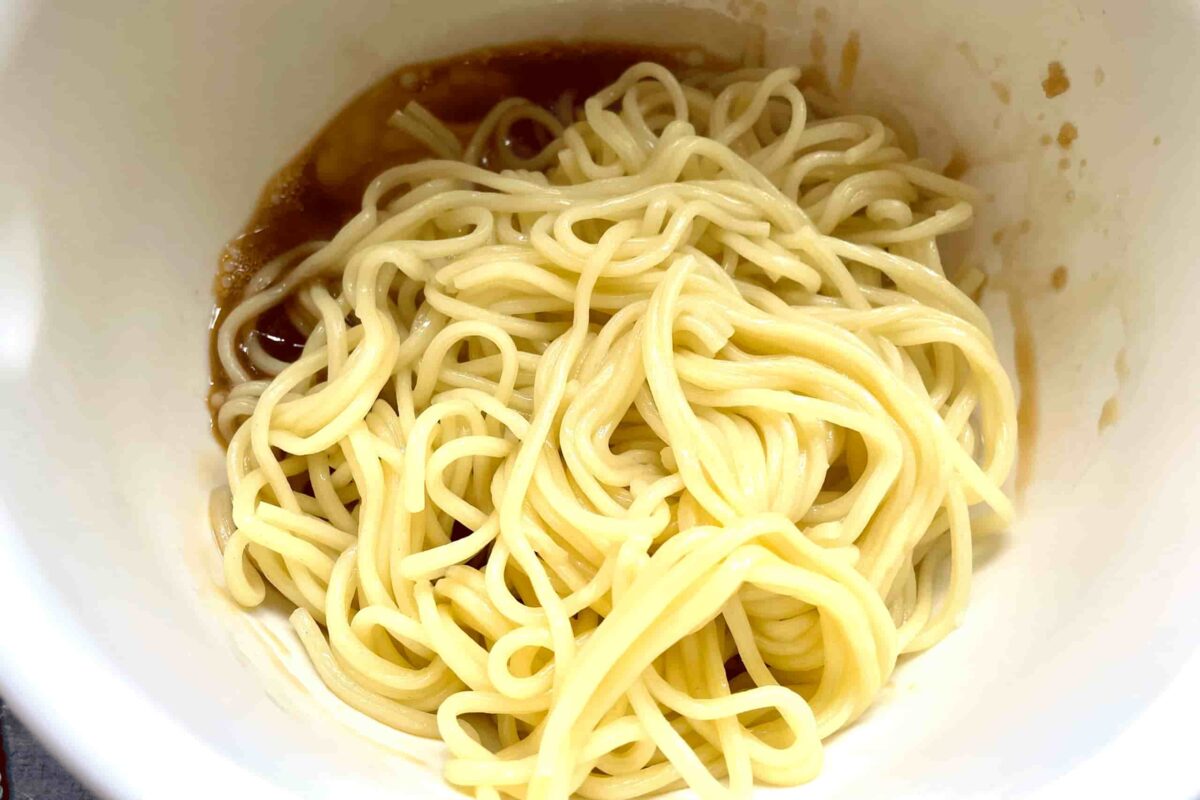 究極のたまごかけキムチ混ぜそば