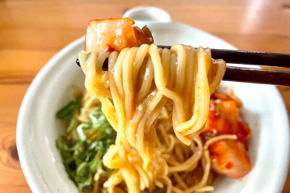 究極のたまごかけキムチ混ぜそば