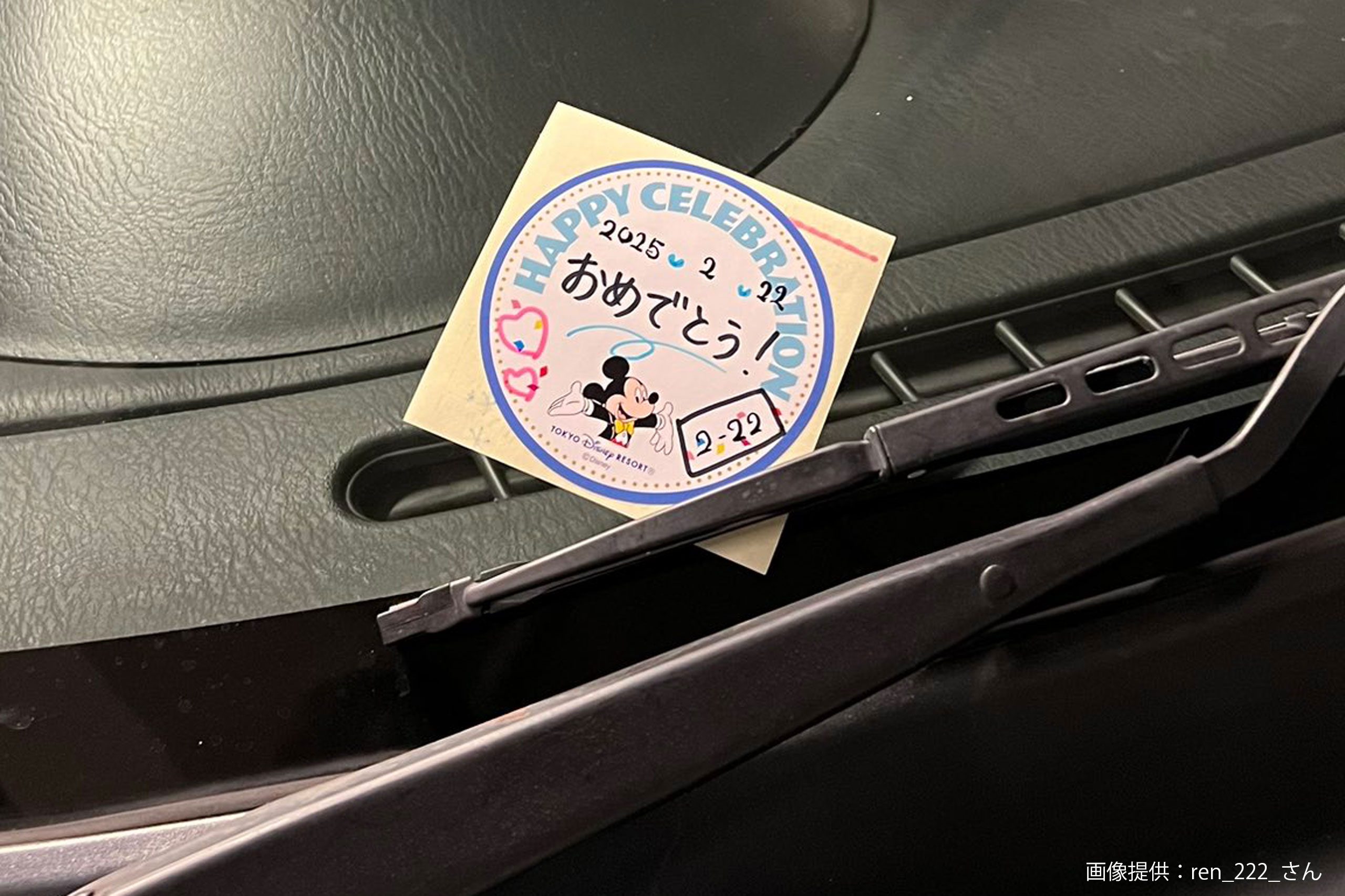 ディズニーマニア様ご確認用ページ！ ディズニー駐車場で車に異変を発見、予想外の正体が「素晴らし過ぎる