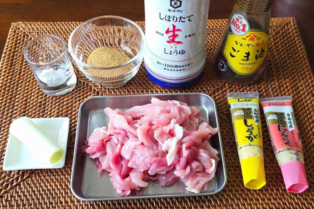 なんちゃって焼豚・材料