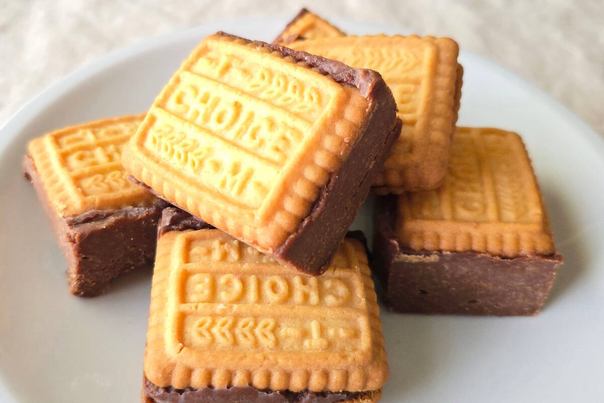 チョコパイビスケットサンド