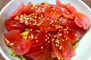 コリアンホットなまぐろのカルパッチョ