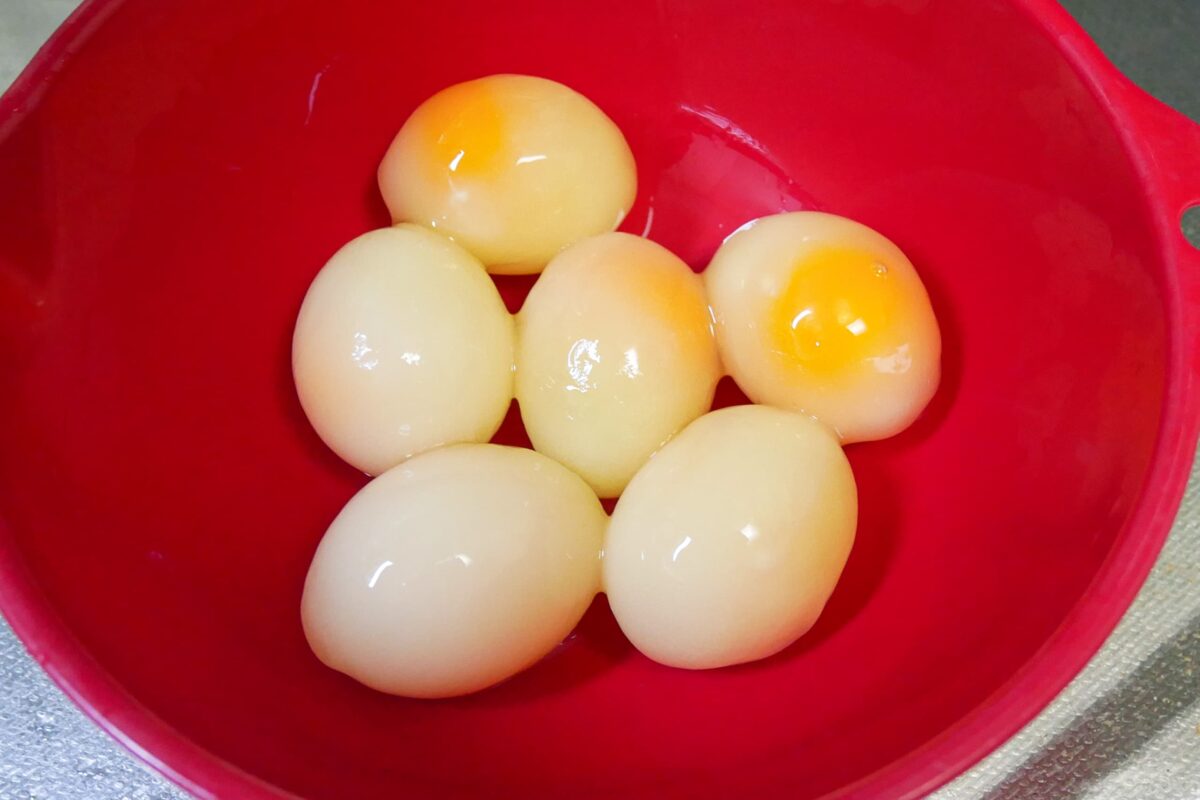 卵黄＋肉そぼろ