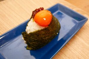 卵黄+肉そぼろ