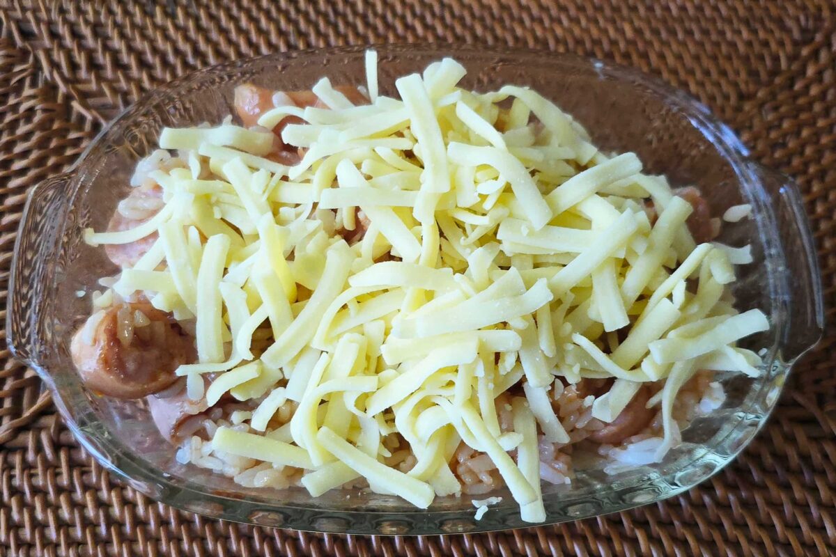 やる気1%でデミソースドリア・チーズ