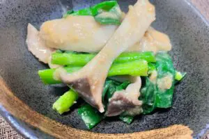 ネギとエリンギのぬたが「最高すぎ」 黄金比で味がピタッと決まる