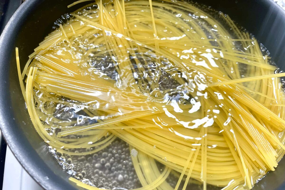 わさびパスタ