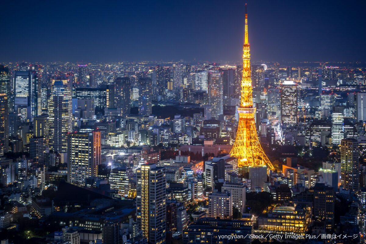 東京タワーの夜景