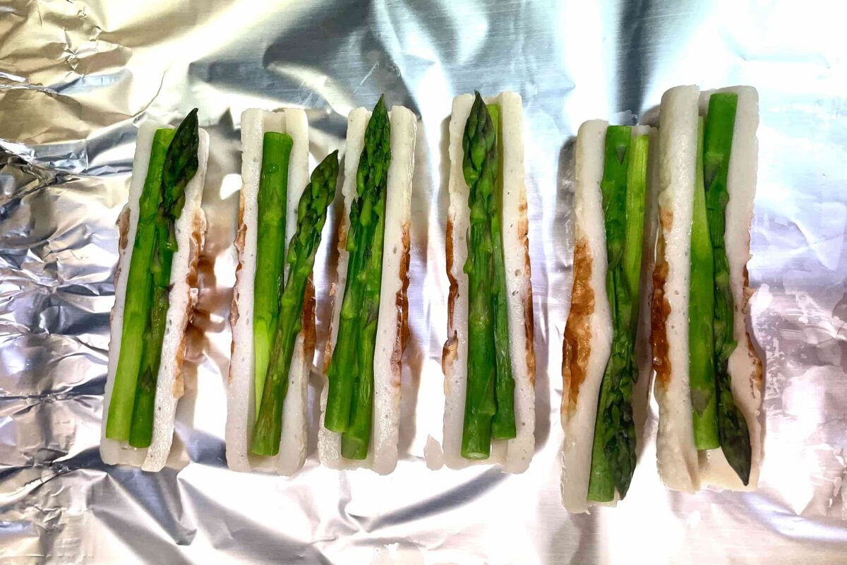 こんがりアスパラちくわ