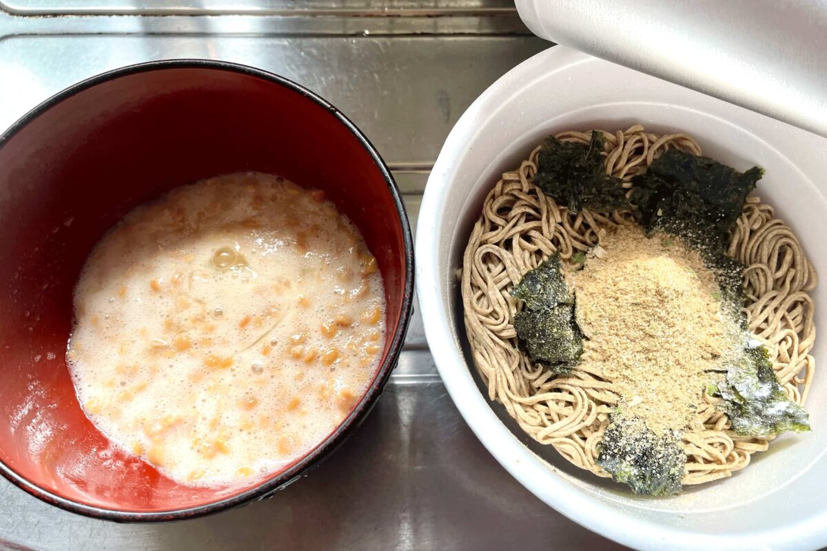 どん兵衛天ぷらそばアレンジ