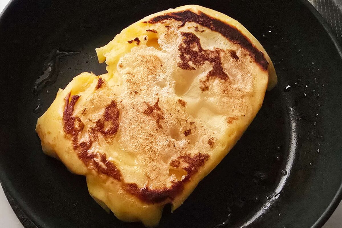 もちフレンチトースト・焼く